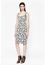 French Connection Downtown Grid Strappy Dress