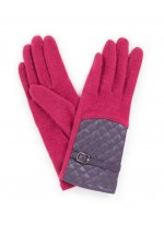 Powder Lizzy Wool Gloves (Fuchsia) AW23