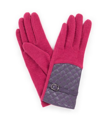 Powder Lizzy Wool Gloves (Fuchsia) AW23
