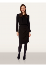 Uttam Boutique Textured Ponte Pencil Skirt