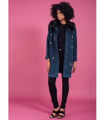 Darling Scicily Coat Teal